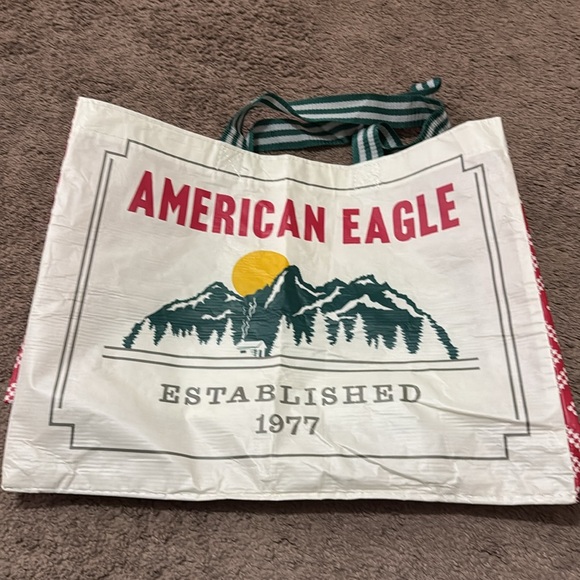 Set of  2 AE Shoppers Totes-Made from Recycled Plastic Bottles - Picture 8 of 13